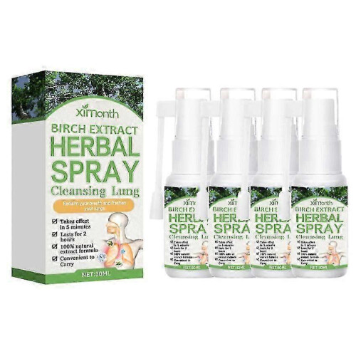 (4PCS)1~5x Herbal Lung Clearing And Repairing Spray NEw