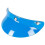 (Solid blue) 3-snap Helmet Bubble Visor Lens For 3/4 Retro Open Face Motorcycle Helmet 1