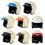 (Bright black) 3-snap Helmet Bubble Visor Lens For 3/4 Retro Open Face Motorcycle Helmet 1