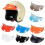 (Solid blue) 3-snap Helmet Bubble Visor Lens For 3/4 Retro Open Face Motorcycle Helmet 4