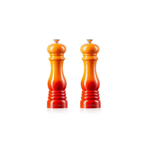 1 Set Flame Salt and Pepper Mill 8-Inch