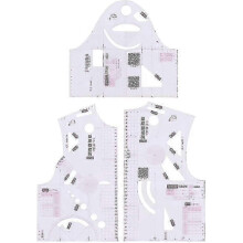 1:3 Cloth Design Ruler, Transparent French Curve Ruler Craft Tailor - JA