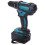 Electric Drill Impact Handheld Drill Rechargeable Brushless Power Punch Tool AC110?240VUS Plug 2