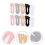 5 Pairs Breathable Visible Toe Socks Silicone Low Cut Socks (assorted Color) 3