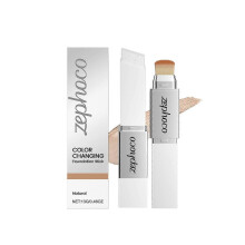 Zephoco Natural Color Two-In-One Color-Changing Foundation Stick Is Lightweight, Hydrating, And Adheres Well Without Sticking. It Is A Light And Thin