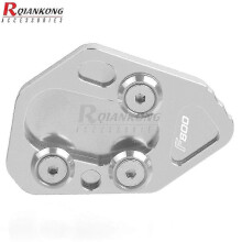 (F800 Logo3) Motorcycle F800 S/ST/R/GT Kickstand Foot Side Stand Enlarger For BMW G800GT 2013 2014 2015 R1200S 2006-2008 HP2 Sport 2008-2010