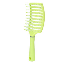 Detangling Hair Brush Professional Men Women Vented Paddle Hair Brush Styling Tool for Thick Straight HairFluorescent Yellow