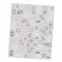 2xNail stickers Korean TV series Games cartoon characters Nail Art T-654