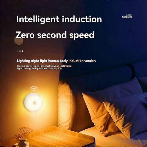 Night Light Motion Sensor Night Light Rechargeable Wireless LED Handheld Stick Kitchen Room Bedside Table Lighting B 2