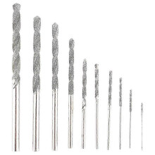 10 Pieces Diamond Drill Bits Set Twist Diamond Tip Drill Bit Heavy Duty Mini Diamond Drill Bit Set c