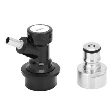 Homebrew Beer Keg Connector Dispenser Ball Lock Post Keg Coupler Adapter (Liquid)