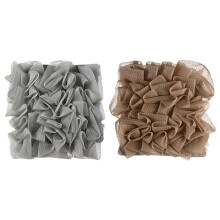 Durable Loofah Scrubber With Soap Pocket Rich Foaming