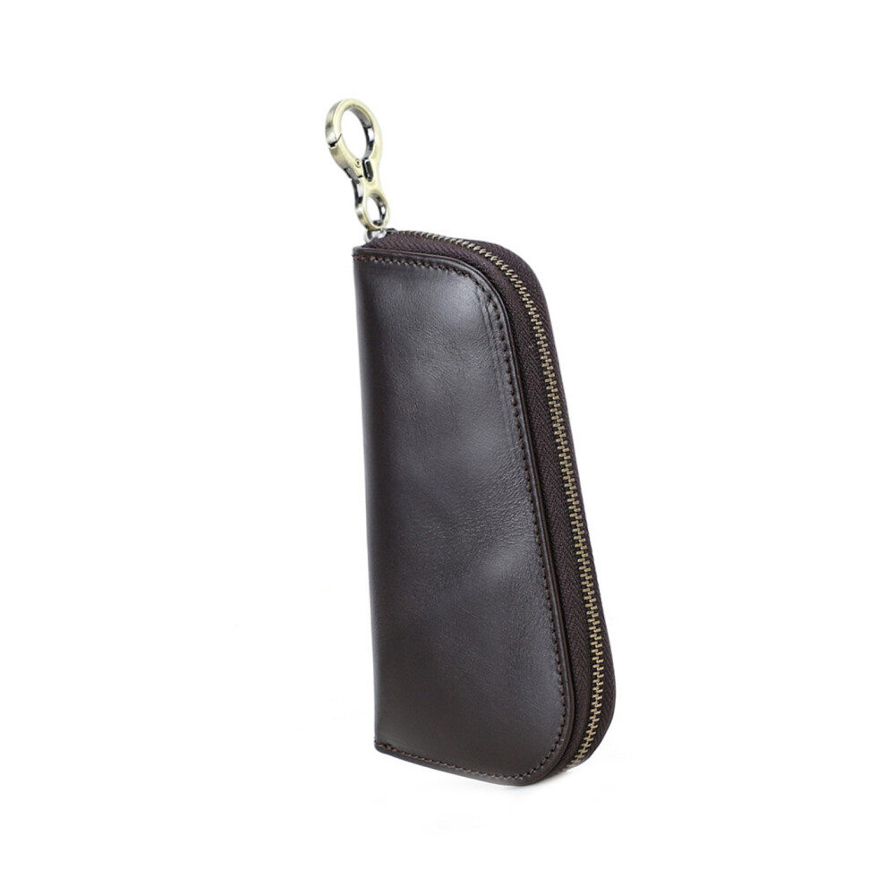 Genuine Leather Manicure Set Case Travel Nail Clippers Pouches