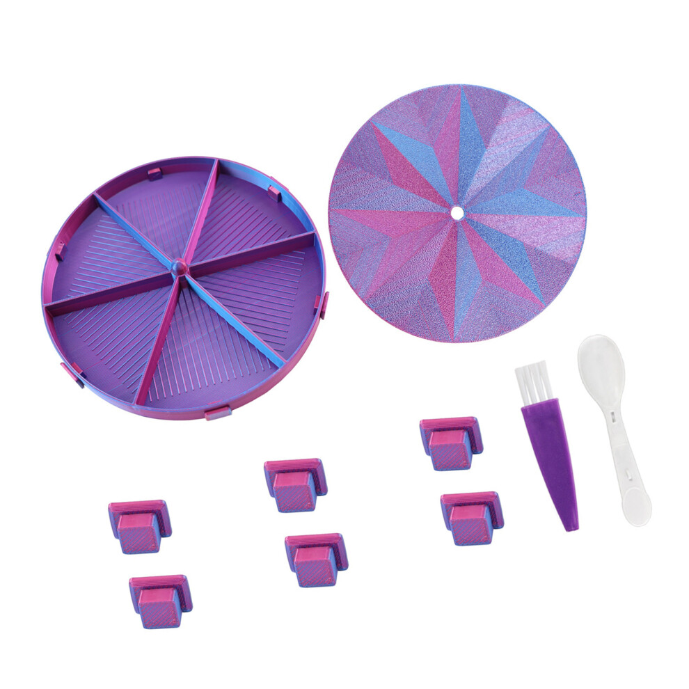 Multipurpose Round Sifter Tray For Beads Painting And-Plum 7754004047020