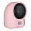 Mini Heater Fast Heating Overheating Protection Small Space Warmer for Home Table Pink EU Plug 220V 2