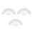 Paper Sign Set for Cake Messages Seminar-White 24 Sticks 1