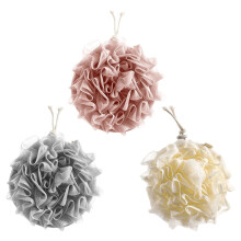 Loofah Scrubber With Soap Storage Soft Exfoliating Mesh Durable