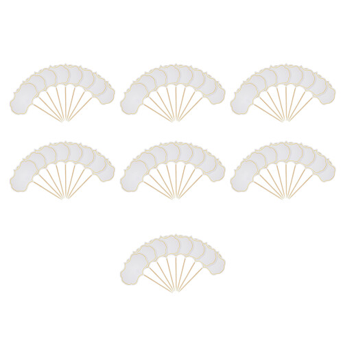 Cake Toppers Cocktail Decorations Cupcake Drink-White 56 Sticks