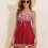 Quick Drying Supportive Swimsuit for Women Polyester-Red XL 4