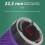 Bicycles Grip Ergonomic Nonslip Handlebar Grip Locking-Purple 7