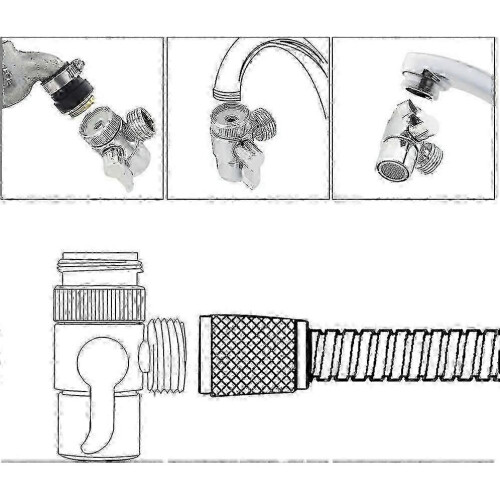 Diverter Valve (m22 X M24) for Kitchen Or Bathroom hwyC 1