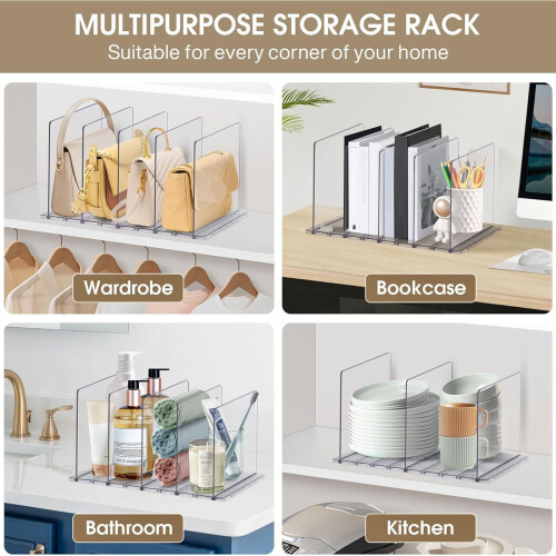 Flexible Shelf System For Purses Wallets And Clothes produced To 2