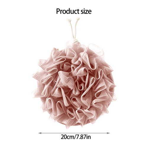 Loofah Scrubber With Soap Storage Soft Exfoliating Mesh Durable 2