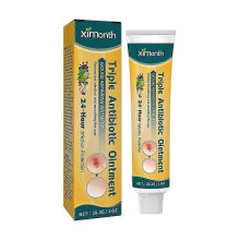 (1Pcs)1-3X Triple Antibiotic Ointment, Collagen Boosting, Anti-Scar, Fast Acting, for Wound Care, 28 ml