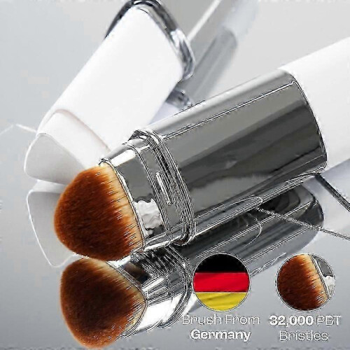 (Medium)Blanc Cover Cream Stick V White - Changing Foundation Stick w/ Brush 2