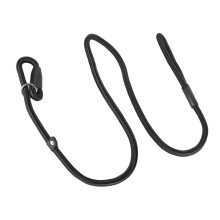 L 1x140cm Black Nylon Dog Leash - Adjustable