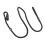 L 1x140cm Black Nylon Dog Leash - Adjustable 1