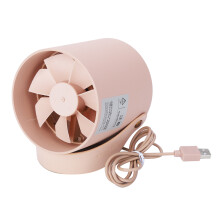Mini ventilador de circulação alimentado por bateria de lítio, com dois motores, design de lâminas reversíveis, controles de toque inteligentes,