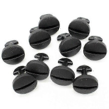 For Auto Fastener Clips - Rear Bumper Tow Cover Clip for Range Rover Sport 05 - 13, Discovery, 10X DYR500010 hwyno.452
