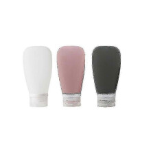 3pcs Silicone Travel Bottle Leak Proof Squeezable Travel Accessories Toiletries Containers hwyC