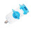 Blue 350ml One Piece Design Pet Hanging Bottle 10