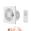 6Inch Adjustable Speed Frequency Conversion Ventilator Fan Exhaust Fan with Remote Control for Bath Hwy 2