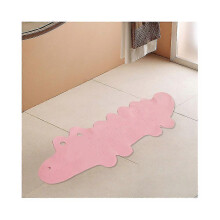 Tapis de Bain One Piece Crocodile Rose, Tapis de Bain 95cm  34.5cm, Tapis de Bain Alligator pour Enfants et Bbs en Caoutchouc Naturel