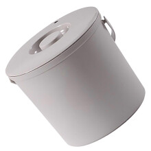 Tea Residue Bucket Container PP Multifunctional Tea Garbage Can Desktop Trash Can for Home Office Hwy