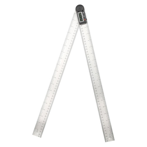 2-in 1 Electronic Digital Display Angle Meter 0-360 Woodworking Ruler Multifunction Protractor(500mm ) 2