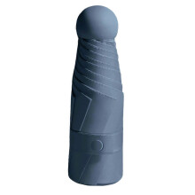 (Haze Blue) UV Protection Travel Umbrella Lightweight Strong Small Travel Umbrella for Single Hand Use Summer