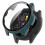(DarkGreen) Compatible For Garmin Forerunner 265S Anti-scratch PC Watch Case with Tempered Glass Screen Protector 1