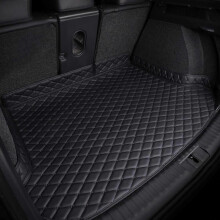 (Black) Boot Liner with Raised Edges for Mazda CX-5 2017-2023, Leather Car Trunk Mat Protector Guard Tray - Dog Friendly & Waterproof Accessory