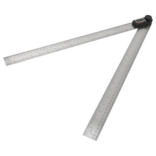 2-in 1 Electronic Digital Display Angle Meter 0-360 Woodworking Ruler Multifunction Protractor(500mm ) 1