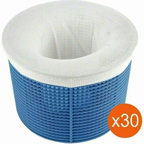 30 High Quality Skimmer Socks, Universal Disposable Pre-Filter for Pool and Spa Basket 1