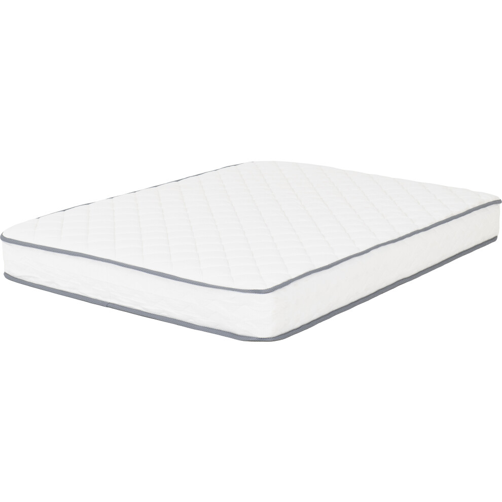 Seconique Yasmin 5Ft Kingsize Roll Up Mattress White