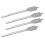 4Pcs Spade Drill Bit Set Paddle Flat Bit HighCarbon Steel Woodworking Hand Tools Hardware 19mm 5