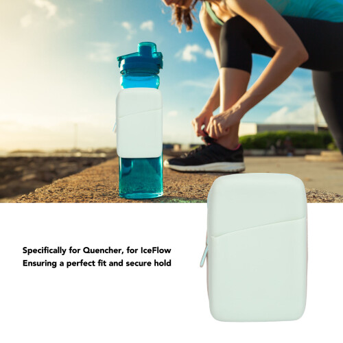 Silicone Mint Green Bottle Pouch Quencher IceFlow 2