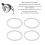 4Pcs Silicone Water Distiller Sealing Ring 6L 4