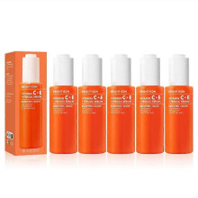 (5PCS)1-5x suitable for SKIN Bright Icon Vitamin C + E + Ferulic Serum, Brightening & Soothing Face Serum, Helps Even Skin Tone, Vegan & Cruelty-Free