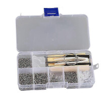 Glasses Screws Set Frame Repair Kit Washer Parts Nose Support Screwdriver Bit Accessories 500Pcs
